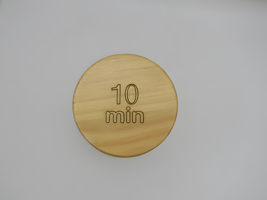 Handcrafted Wooden Hourglass Timer – 10 Minutes