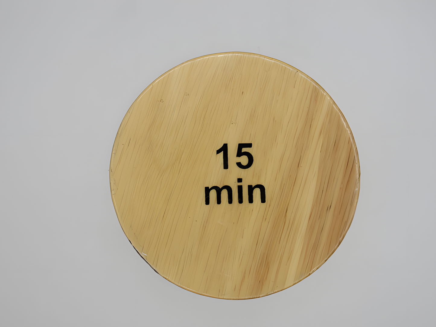Handcrafted Wooden Hourglass Timer – 15 Minutes