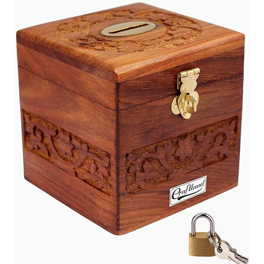 Wooden Money/Piggy Bank