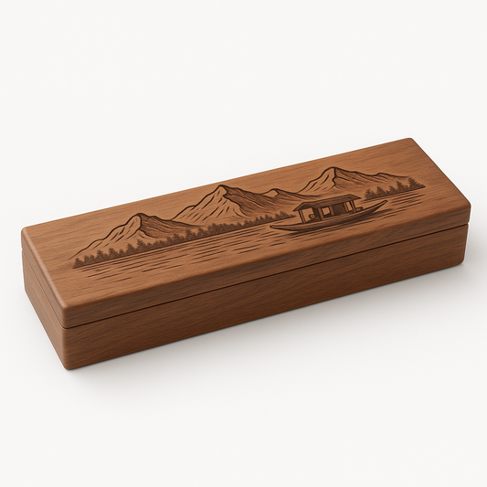 Elegant Wooden Pen Box – Timeless Storage for Your Essentials