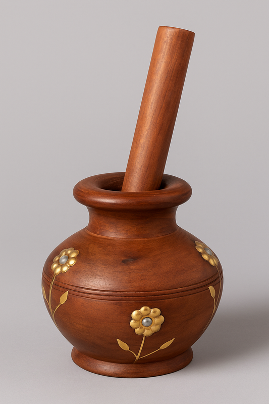 Wooden Okhli | Musal | Khalbatta | Kharal for Daily Kitchen Use
