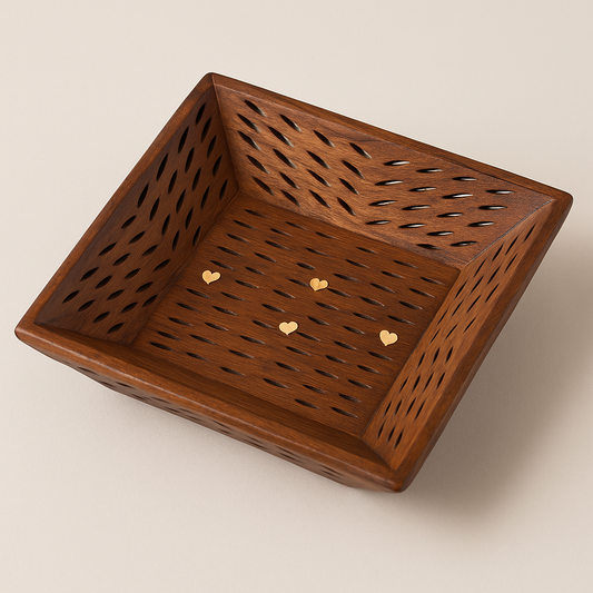 Wooden Square Serving Tray