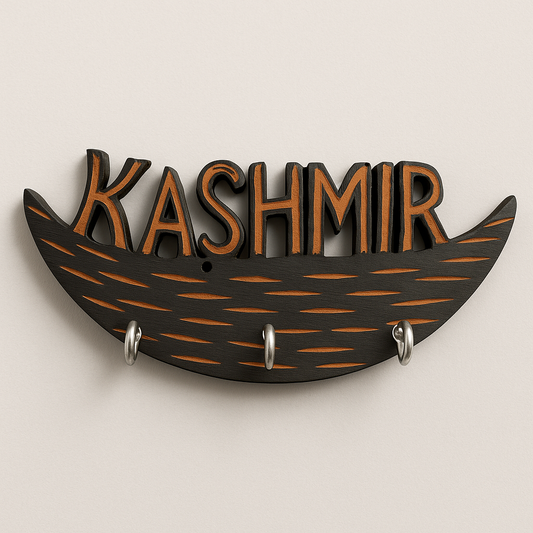 Kashmir Boat Wooden Key Holder