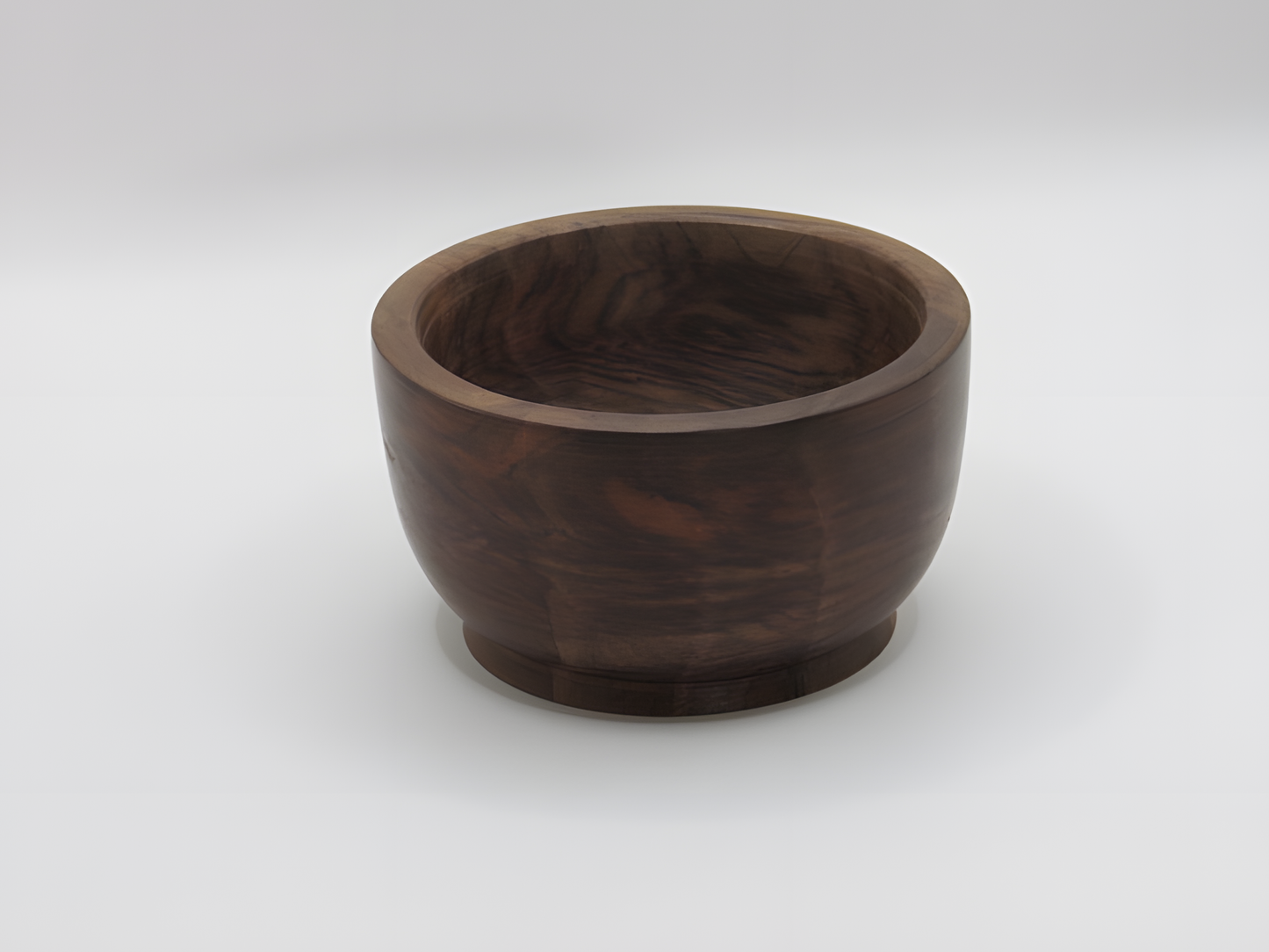 Handcrafted Kashmiri Walnut Wood Utility Bowl – Classic Finish