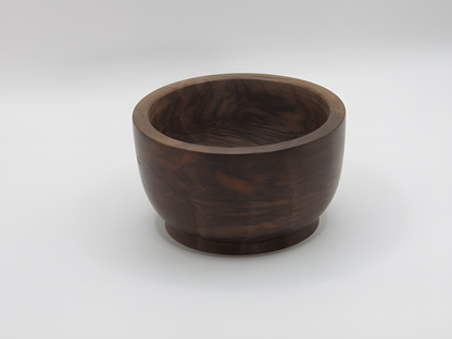 Handcrafted Kashmiri Walnut Wood Utility Bowl – Classic Finish