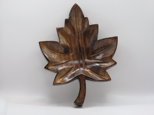 Handcrafted Wooden Chinar Leaf